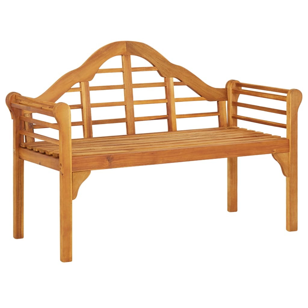 Acacia Wood Garden Bench 125cm Outdoor Seat | HomeAndLiving