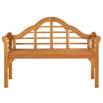 Acacia Wood Garden Bench 125cm Outdoor Seat | HomeAndLiving