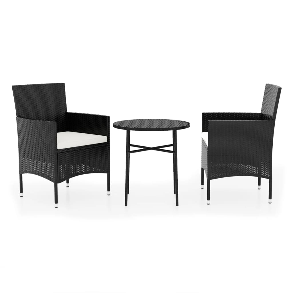 Decorative 3 Piece Garden Dining Set Daily Living Essential Boho 