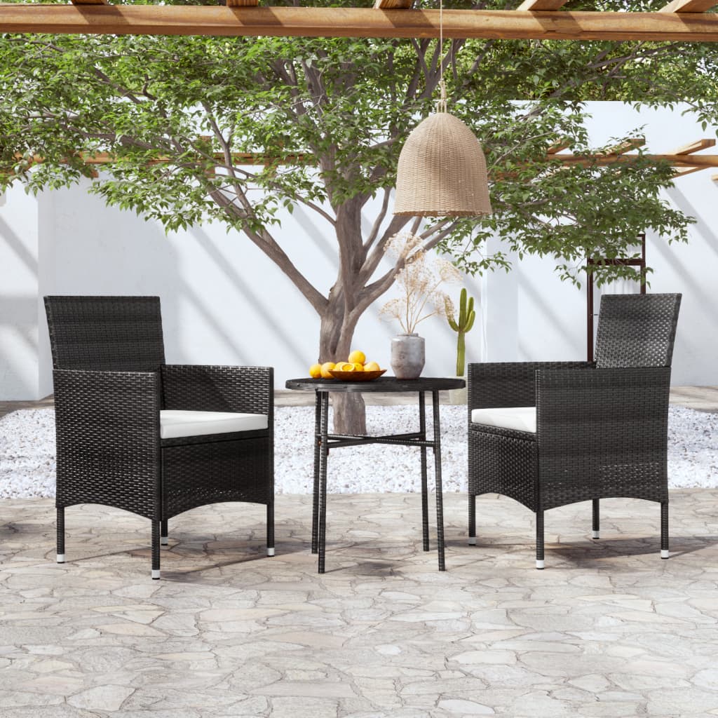 Decorative 3 Piece Garden Dining Set Daily Living Essential Boho 