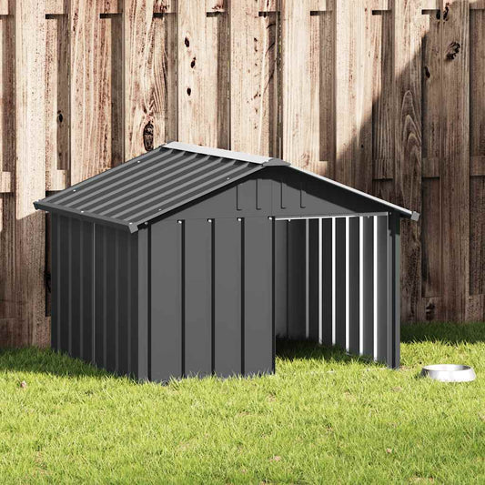 Galvanised Steel Dog Kennel Outdoor | HomeAndLiving