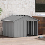 Galvanised Steel Dog Kennel Outdoor | HomeAndLiving