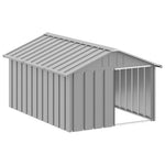 Galvanised Steel Dog Kennel Outdoor | HomeAndLiving