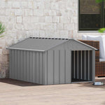 Galvanised Steel Dog Kennel Outdoor | HomeAndLiving