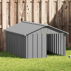 Galvanised Steel Dog Kennel Outdoor | HomeAndLiving