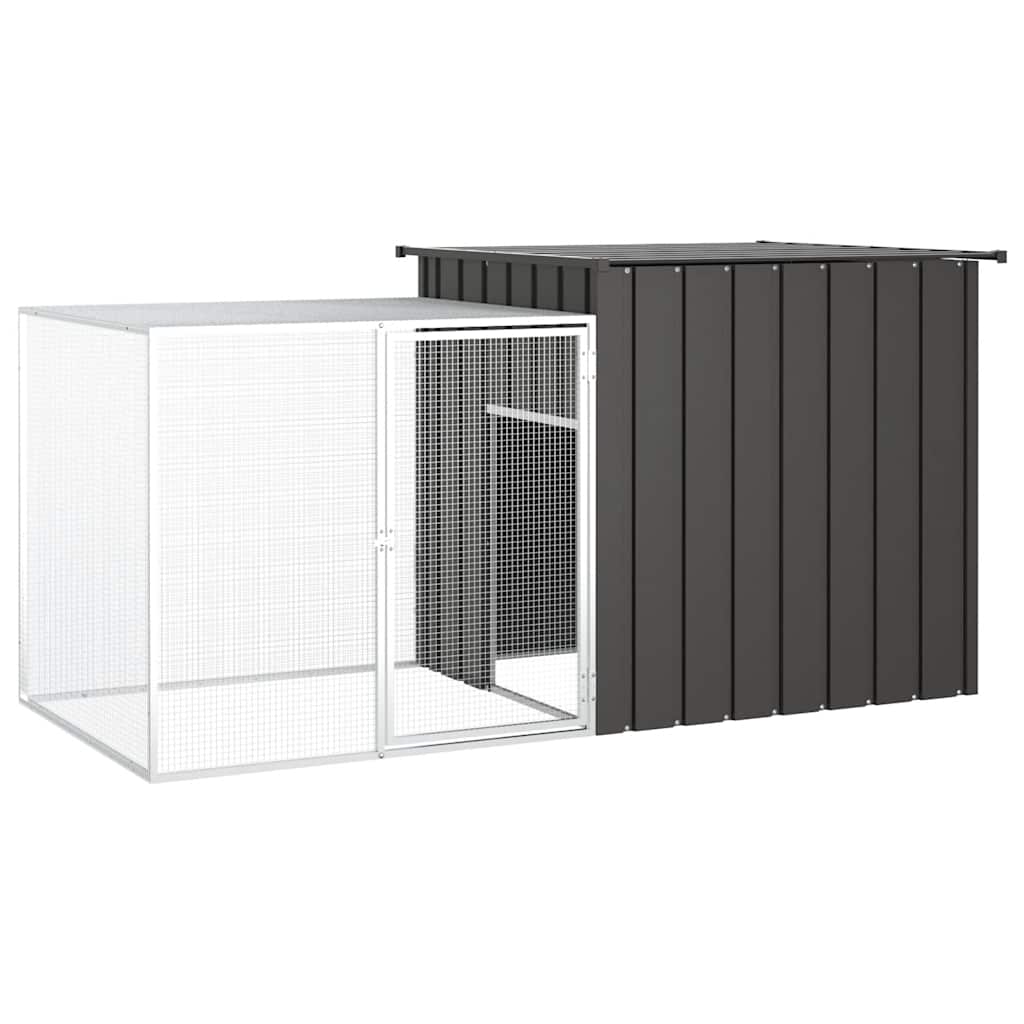 Galvanised Steel Chicken Cage 200x91x100cm | HomeAndLiving
