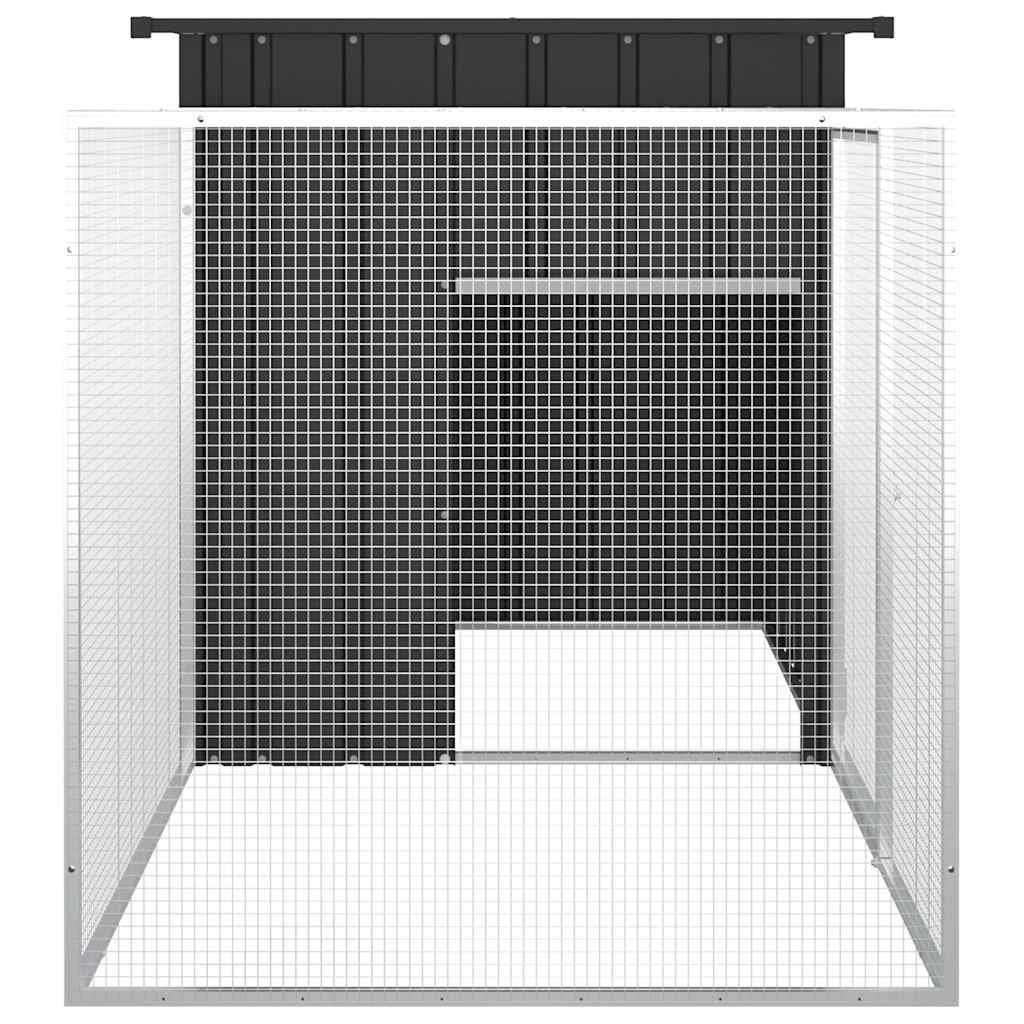 Galvanised Steel Chicken Cage 200x91x100cm | HomeAndLiving