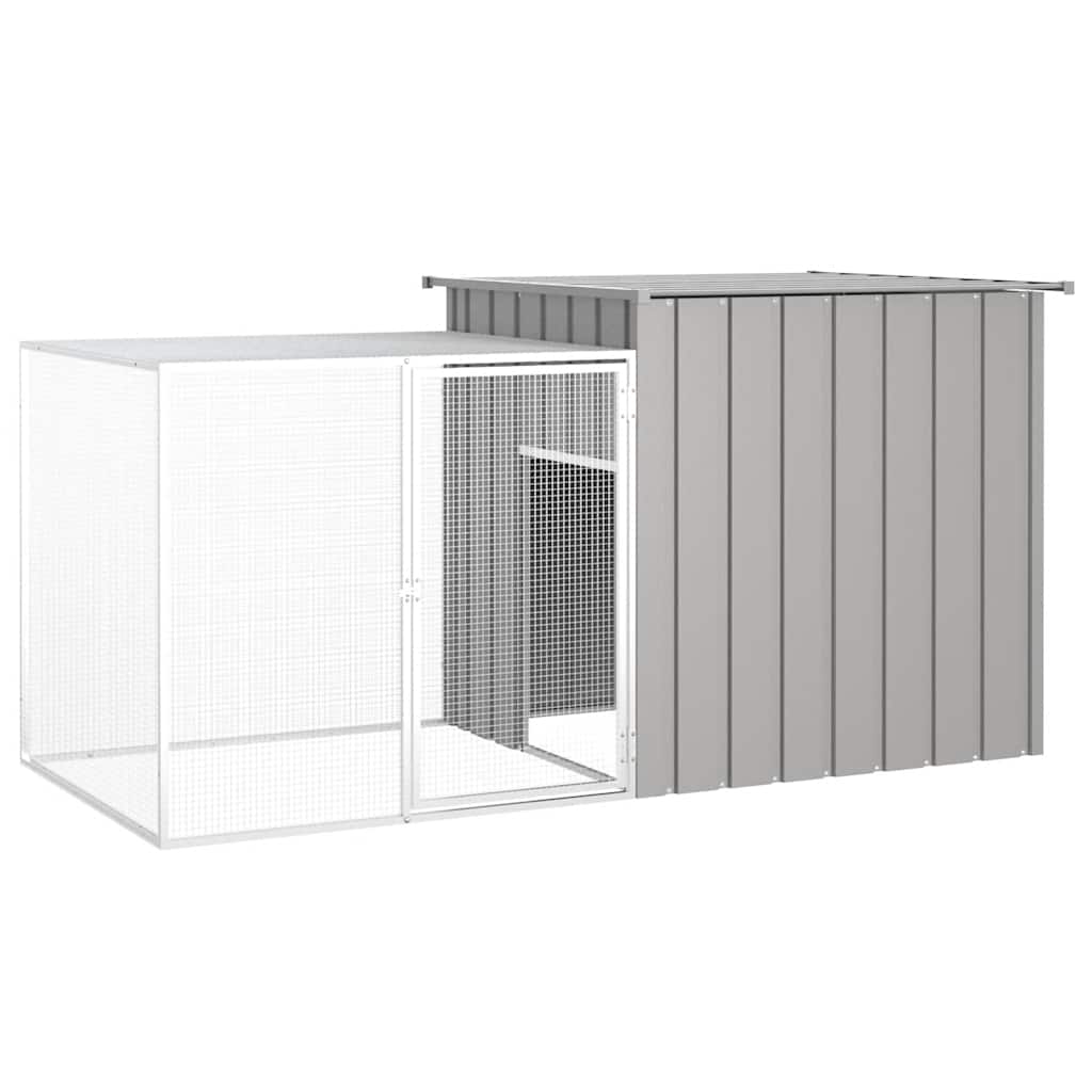 Galvanised Steel Chicken Cage 200x91cm | HomeAndLiving
