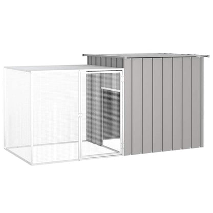 Galvanised Steel Chicken Cage 200x91cm | HomeAndLiving