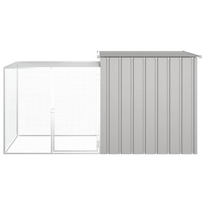 Galvanised Steel Chicken Cage 200x91cm | HomeAndLiving