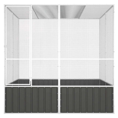 Large Walk-In Bird Aviary Galvanised Steel | HomeAndLiving