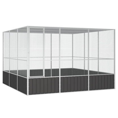 Large Walk-In Bird Aviary Galvanised Steel | HomeAndLiving