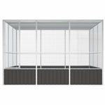 Large Walk-In Bird Aviary Galvanised Steel | HomeAndLiving