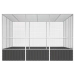 Large Walk-In Bird Aviary Galvanised Steel | HomeAndLiving