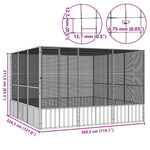 Large Walk-In Bird Aviary Galvanised Steel | HomeAndLiving