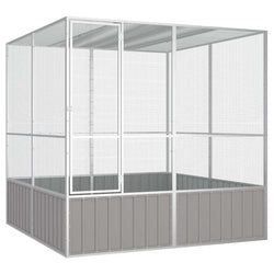 Large Galvanised Steel Bird Aviary Cage | HomeAndLiving