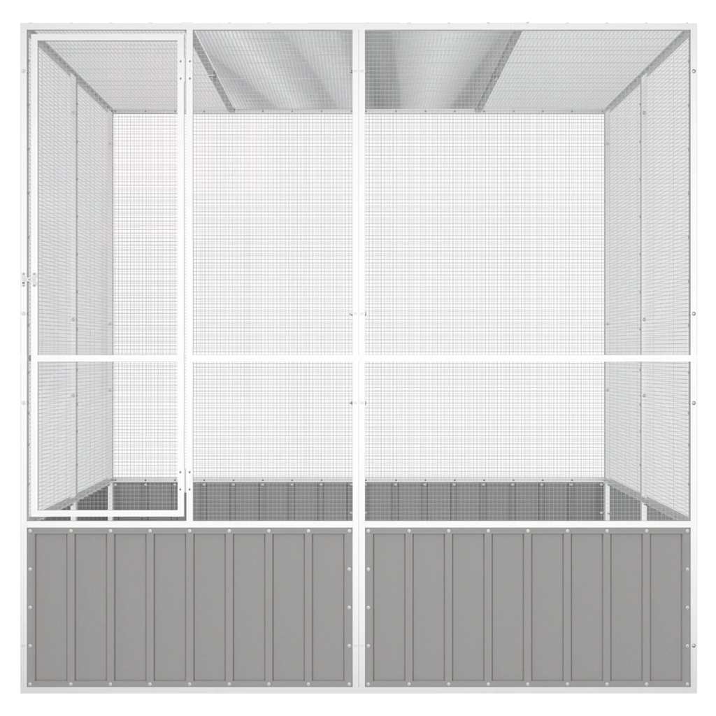 Large Galvanised Steel Bird Aviary Cage | HomeAndLiving