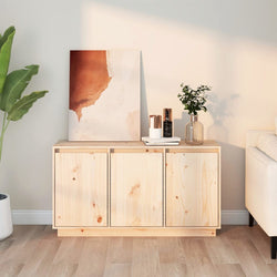 Solid Pine Sideboard 111cm Storage Cabinet | HomeAndLiving