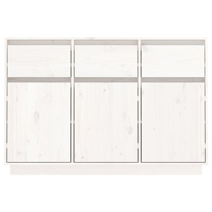 Sideboard White Solid Wood Pine