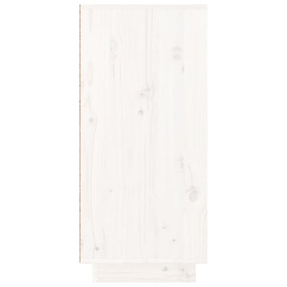 Sideboard White Solid Wood Pine