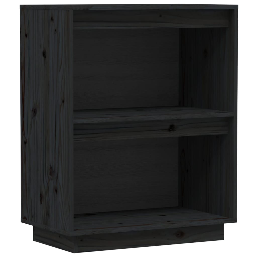Console Cabinet  Solid Wood Pine Honey Brown/White/Black