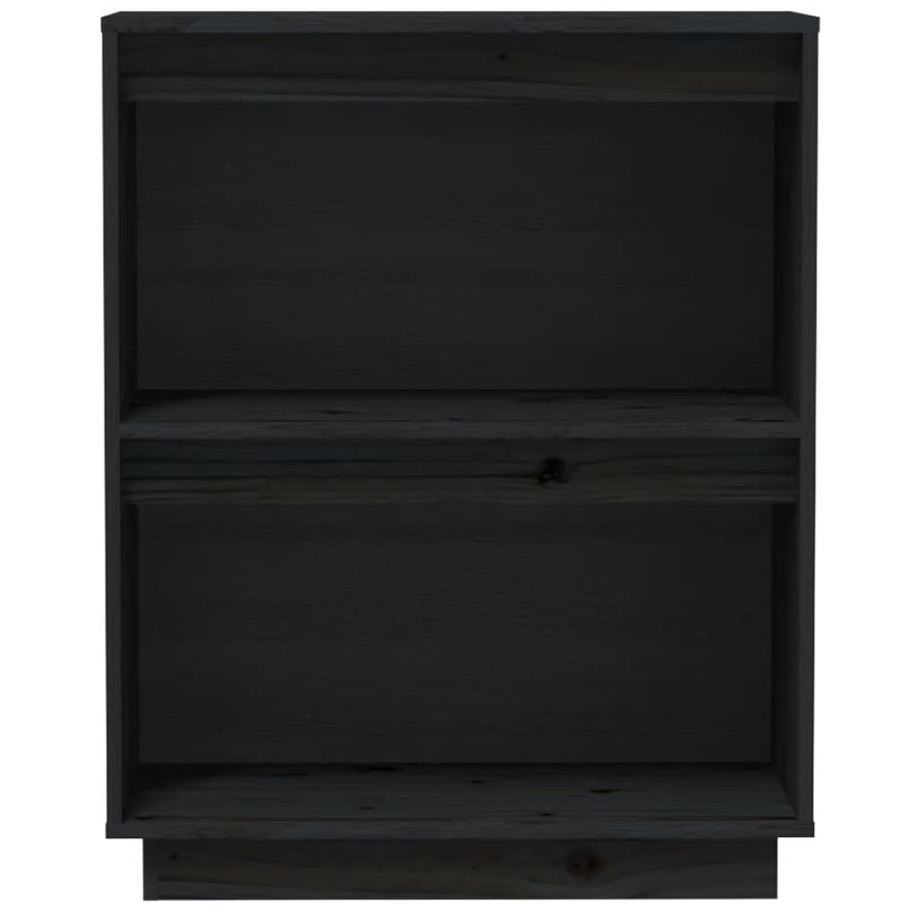Console Cabinet  Solid Wood Pine Honey Brown/White/Black