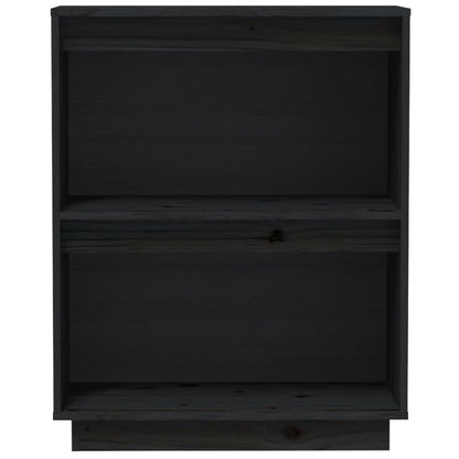 Console Cabinet  Solid Wood Pine Honey Brown/White/Black