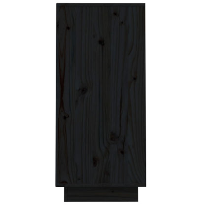 Console Cabinet  Solid Wood Pine Honey Brown/White/Black