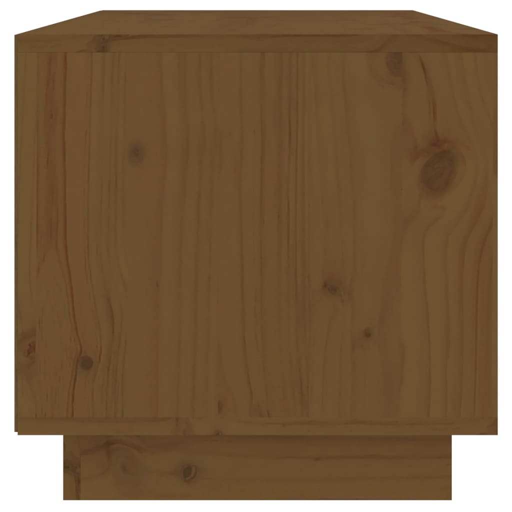 TV Cabinet Solid Wood Pine Natural/Honey Brown/White/Black