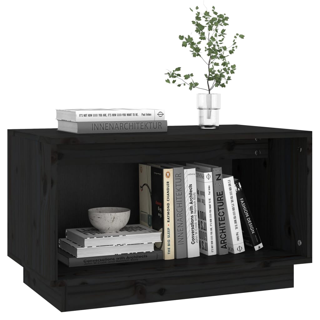TV Cabinet Solid Wood Pine Natural/Honey Brown/White/Black