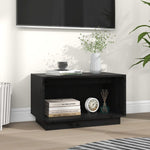 TV Cabinet Solid Wood Pine Natural/Honey Brown/White/Black