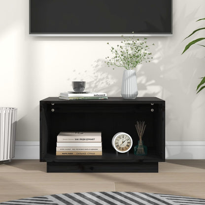 TV Cabinet Solid Wood Pine Natural/Honey Brown/White/Black