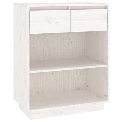 Console Cabinet Solid Wood Pine Brown/Natural/White/Black