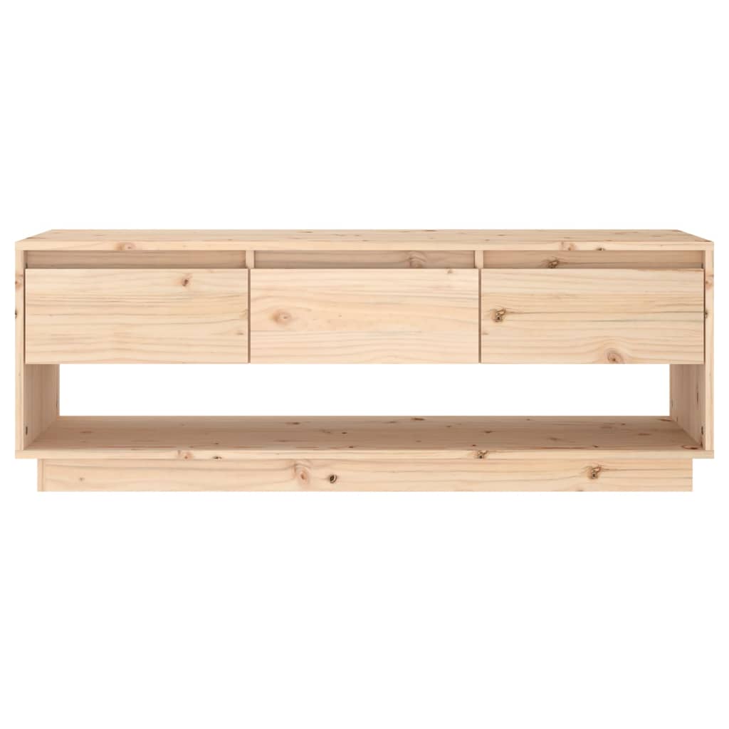 TV Stand Cabinet Solid Wood Pine White/Brown/Natural/Black