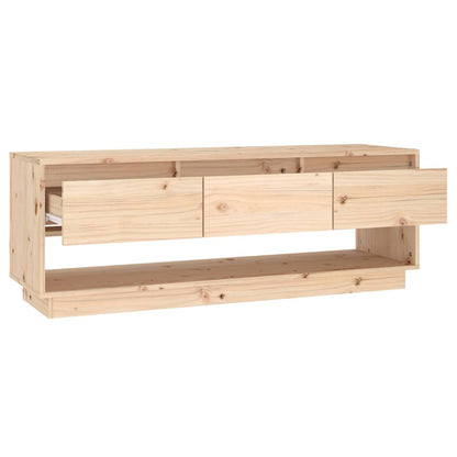 TV Stand Cabinet Solid Wood Pine White/Brown/Natural/Black
