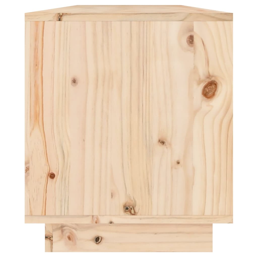 TV Stand Cabinet Solid Wood Pine White/Brown/Natural/Black