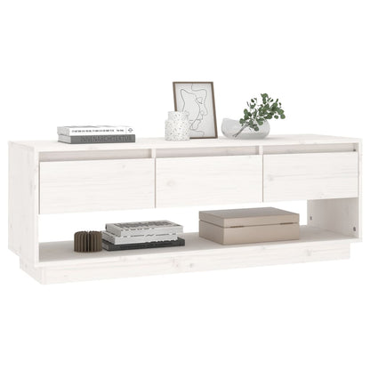 TV Stand Cabinet Solid Wood Pine White/Brown/Natural/Black