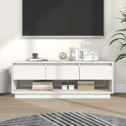 TV Stand Cabinet Solid Wood Pine White/Brown/Natural/Black