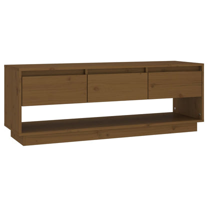 TV Stand Cabinet Solid Wood Pine White/Brown/Natural/Black