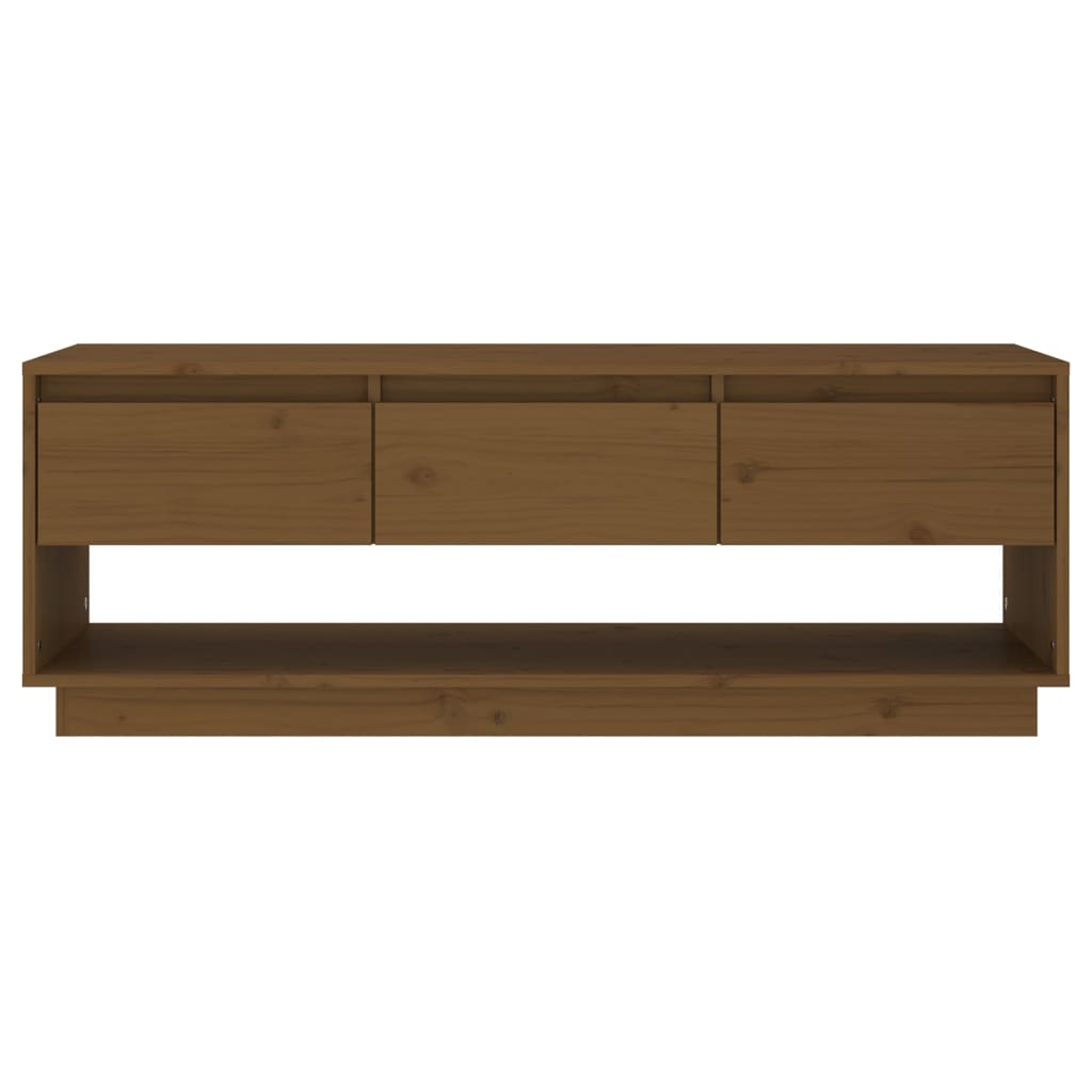 TV Stand Cabinet Solid Wood Pine White/Brown/Natural/Black