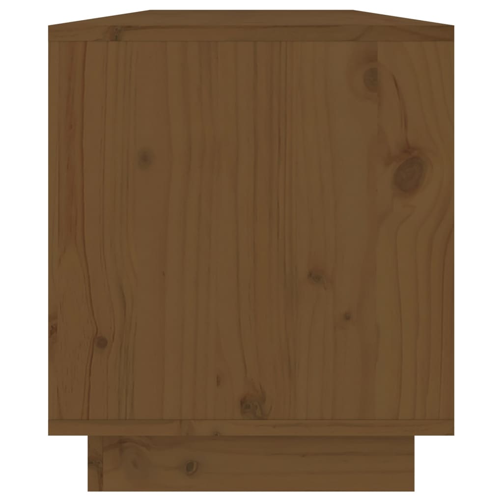 TV Stand Cabinet Solid Wood Pine White/Brown/Natural/Black