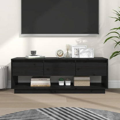TV Stand Cabinet Solid Wood Pine White/Brown/Natural/Black