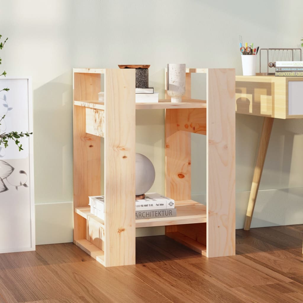 Book Cabinet/Room Divider White/Black/Honey Brown/Oak Solid Wood Pine