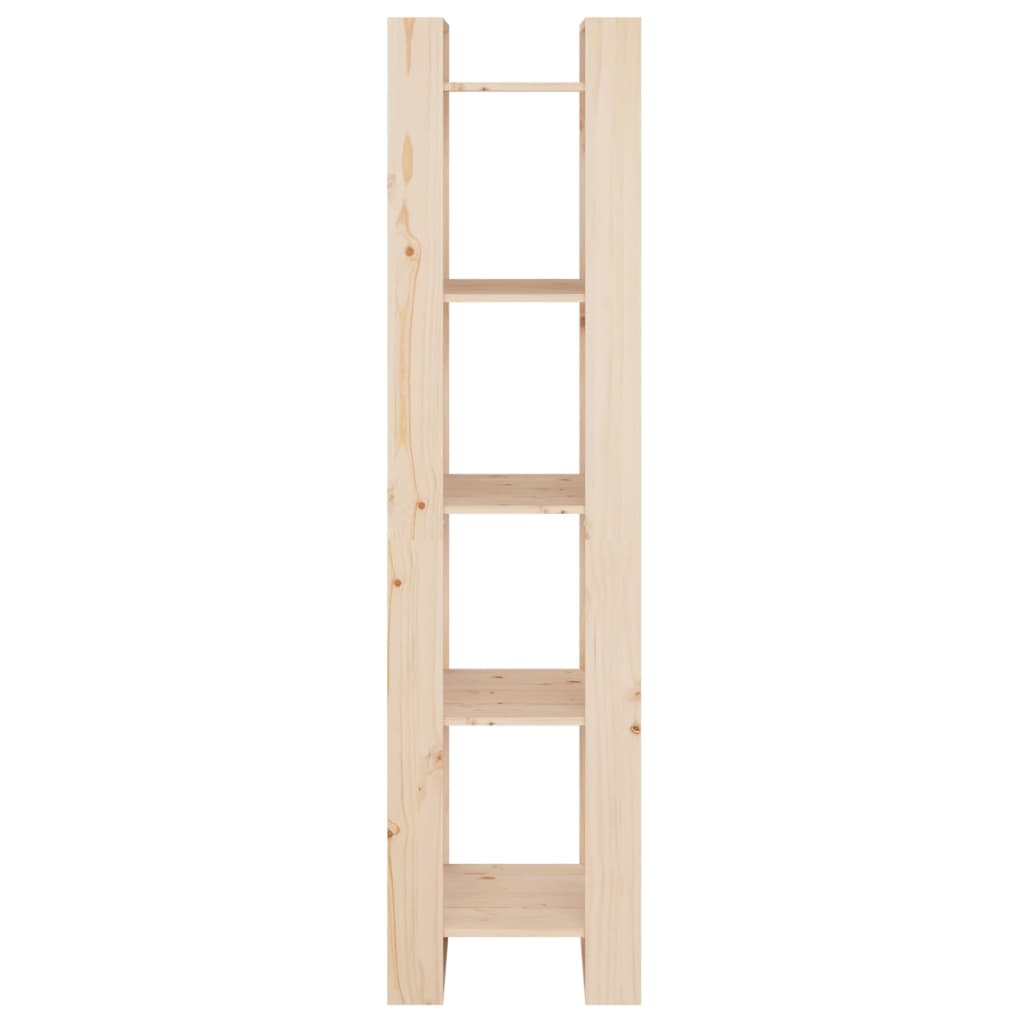 Bookcases/Room Divider Oak/White Solid Wood Pine
