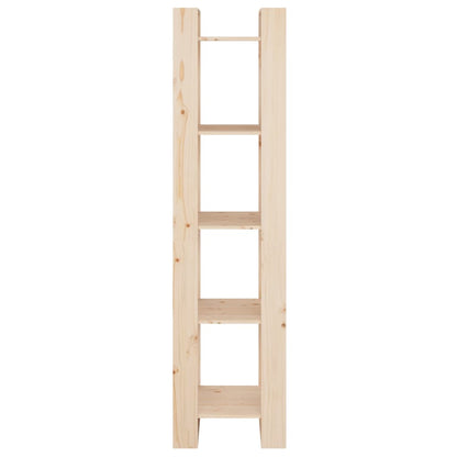 Bookcases/Room Divider Oak/White Solid Wood Pine