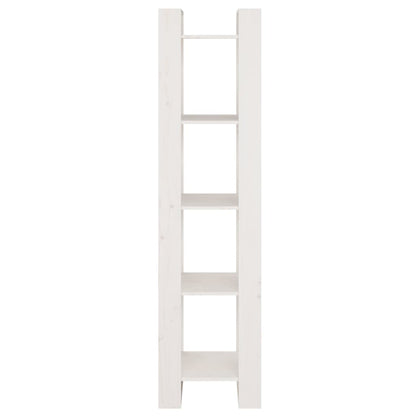 Bookcases/Room Divider Oak/White Solid Wood Pine
