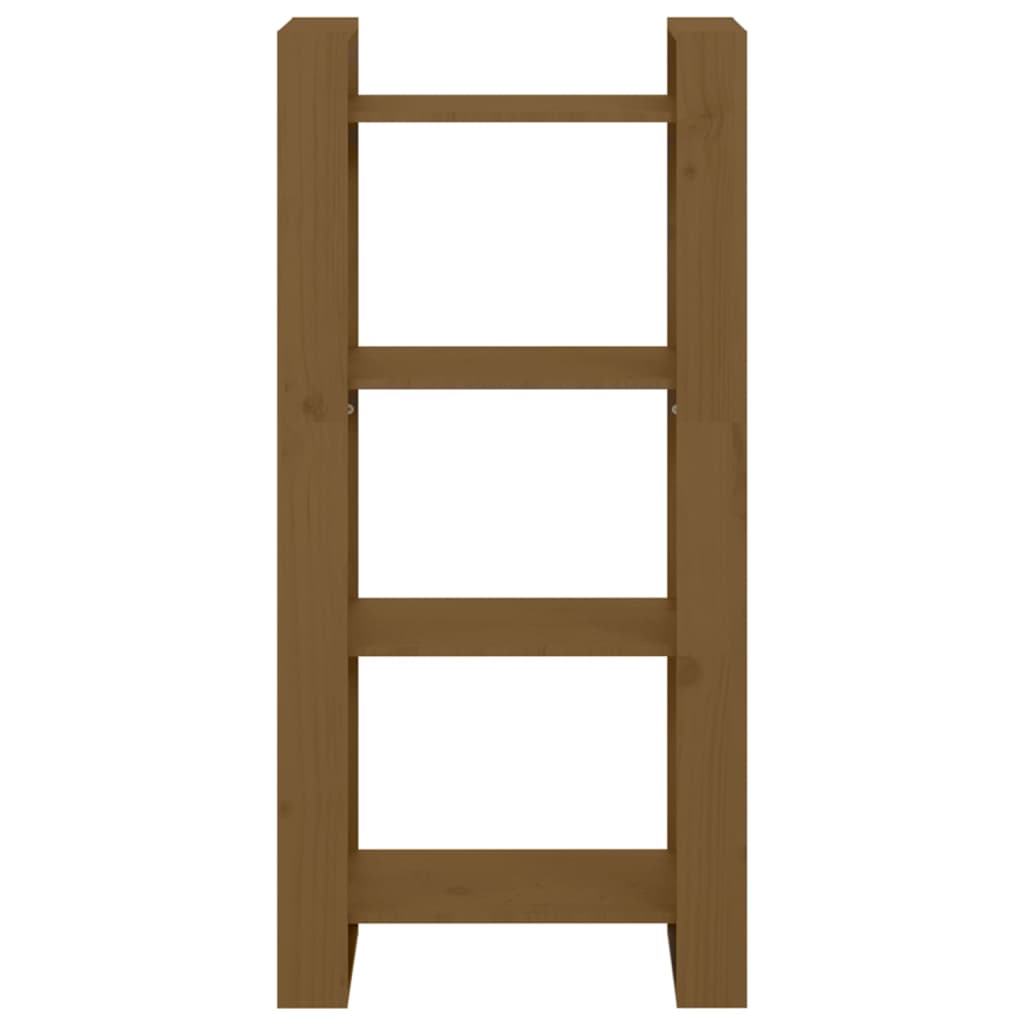 Book Cabinet/Room Divider Solid Wood Honey Brown