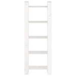 Book Cabinet/Room Divider White Solid Wood