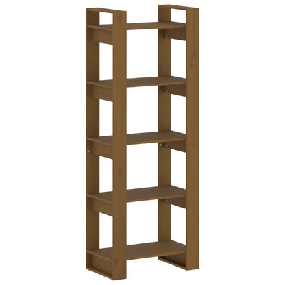 Room Divider Honey Brown Solid Wood
