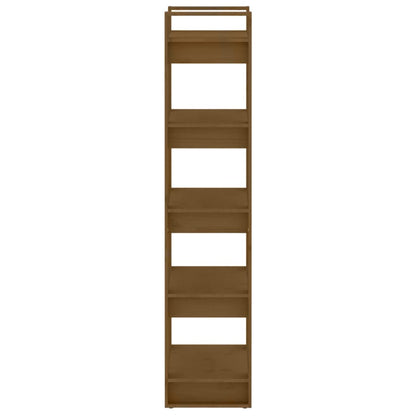 Room Divider Honey Brown Solid Wood